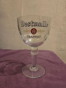 Westmalle Trappist beer glass