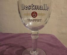 Westmalle Trappist beer glass