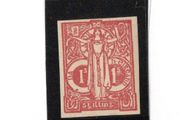 1922 Ireland O'Loughlin Murphy &amp; Bolan one shilling Red Impert mounted mint.