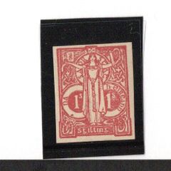 1922 Ireland O'Loughlin Murphy & Bolan one shilling Red Impert mounted mint.