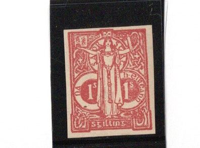 1922 Ireland O'Loughlin Murphy & Bolan one shilling Red Impert mounted mint.