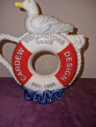 Paul Cardew Collectors Club 1998-1999 lifebuoy teapot signed