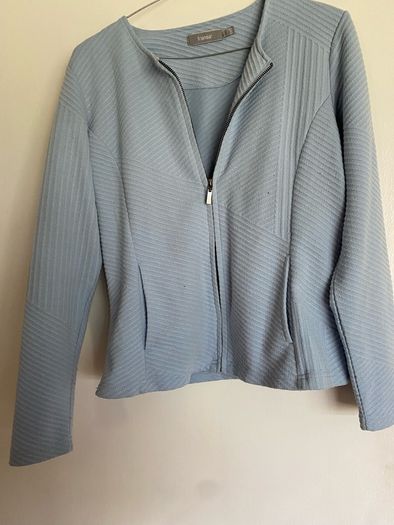 Fransa zip jacket blue M