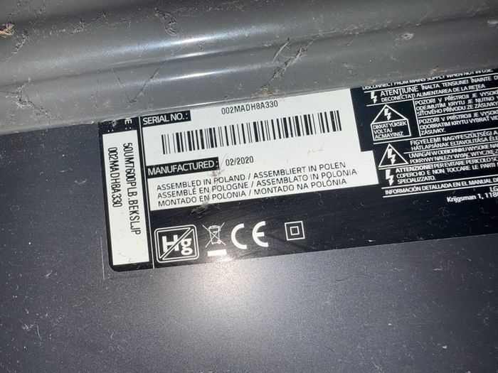 LG 50inch 4K Smart TV
