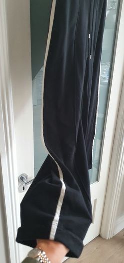 GUCCI black striped cotton  track pants Sz M (10-14) Rrp 450 (New)