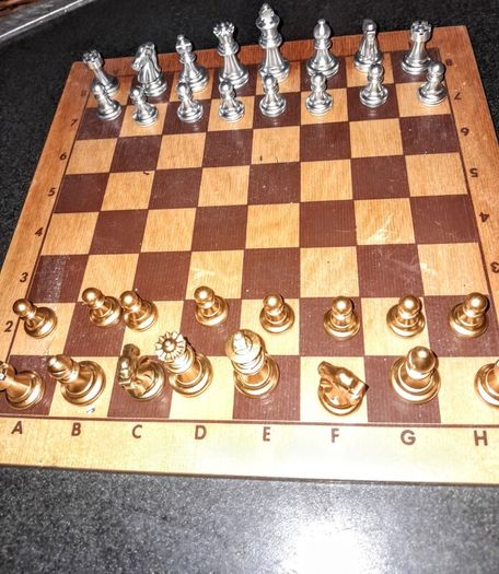 Wooden chessboard