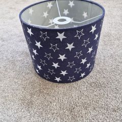 Starry night navy ceiling lamp shade