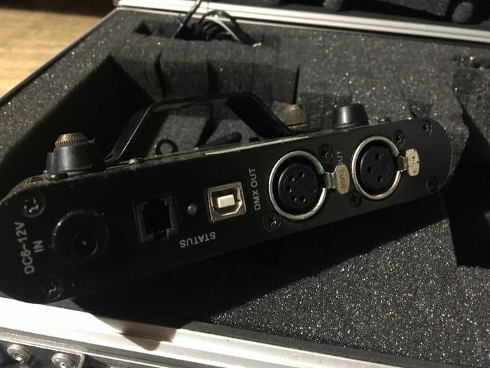 Elation Pro Lighting EwDmx Wireless Dmx Transmitter & Receiver set with Flight Case