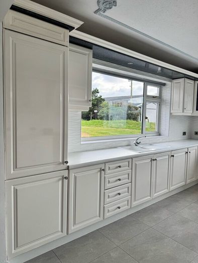 White Shaker Kitchen with Appliances
