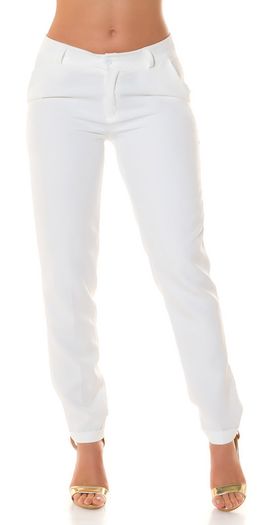 Pants Business Look blue size L and xl white S