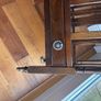 Antique Style Mahogany Canterbury Magazine/ Newspaper/ Vinyl Storage Holder - Stand with a single drawer Image 6