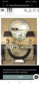 console & mirror
