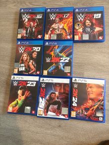 WWE 2k Games  Ps4 & Ps5 game bundle