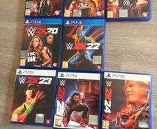 WWE 2k Games  Ps4 & Ps5 game bundle