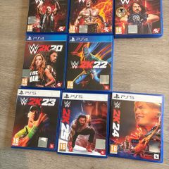 WWE 2k Games  Ps4 & Ps5 game bundle