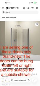 Top quality German bifold shower door