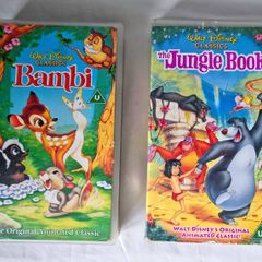 Walt Disney Classics VHS Bundle - Bambi & The Jungle Book