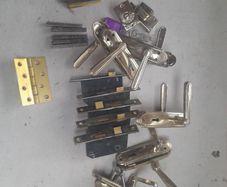 Brass door handles- 5 sets