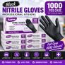 Black Nitrile Gloves 1000pcs Case 10x100 Professional Hygiene Image 2