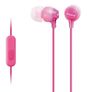 Pink In Ear Headphones Sony Image 2