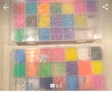 Loom bands with storage boxes