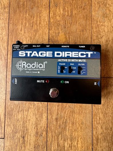 Radial StageDirect Active Muting DI Box