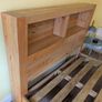 Double bed frame 4ft 6 Storage Headboard Bed Frame,  Solid Pine, Excellent Condition Image 5