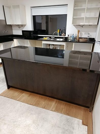 Kitchen Granite Worktops Black in Colour