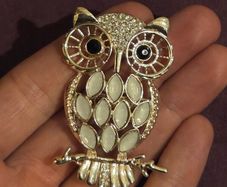 Ladies Owl Brooch
