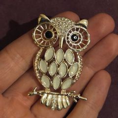 Ladies Owl Brooch
