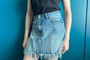 Denim skirt. Size 8