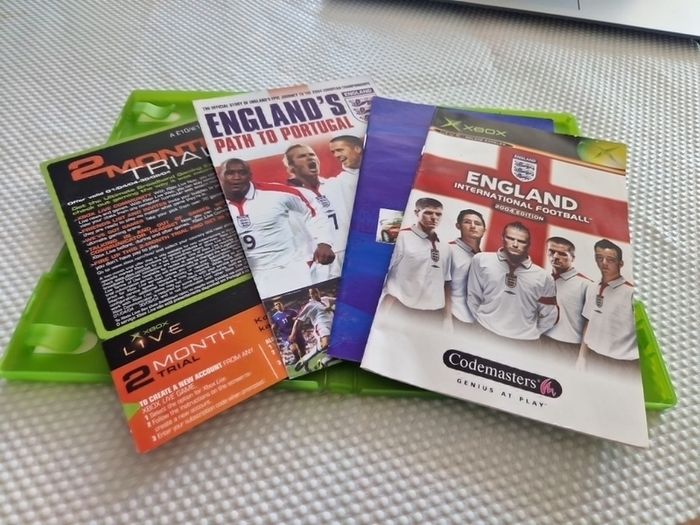 England International Football 2004 Edition Xbox Original Games Original