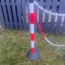 Red and White Safety Bollards Image 2