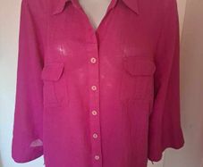 M&S Magenta blouse size UK18/20 EU46/48 Postage included