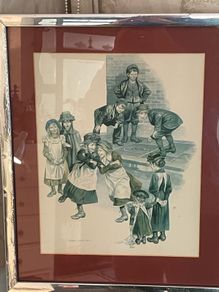 Vintage Framed Print  Eggy Peggy  Carson & Co Manchester