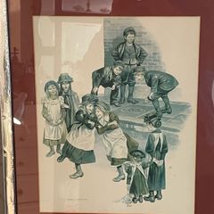 Vintage Framed Print  Eggy Peggy  Carson & Co Manchester