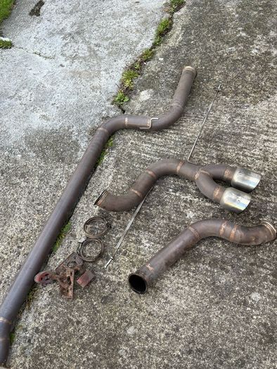 Stainless Steel cat back exhaust for petrol focus st Mk3