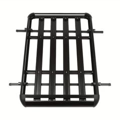 Universal black roof rack cargo basket