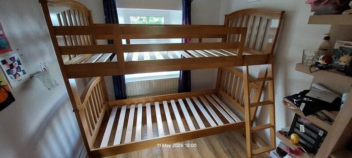 Joseph Solid Wood Bunk Bed Frame
