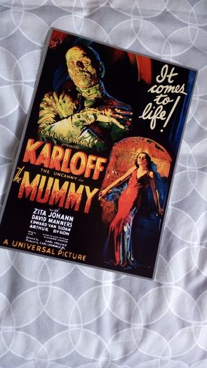 Dracula, Frankenstein, The Mummy vintage movie posters