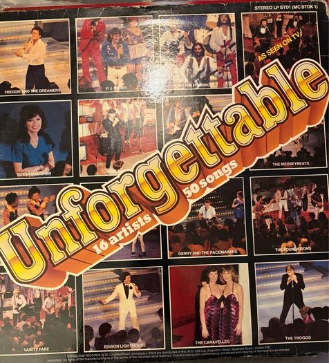 Unforgettable 16 Artists 50 Songs Original UK 2LP Gatefold Starblend