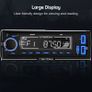 FREE EXPRESS SHIPPING 7 LED Colors Car Stereo Handsfree Calling Bluetooth 5.0 Car Radio, Stereo & Clock, 4X60W FM Radio USB/AUX in/MP3/WMA/WAV/SD MP3 Player, Wireless Remote Control Image 2