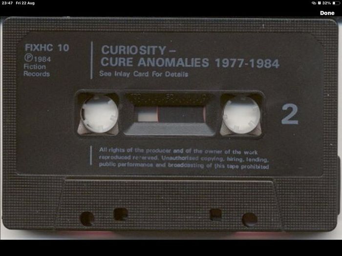 the cure // concert and curiosity
