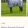 Shires 6ft 3" full neck Fly Rug Image 5
