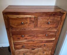 Solid wood drawer cabinet