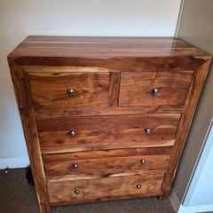 Solid wood drawer cabinet