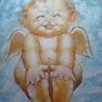 Original Oil Painting - Cherub pictures Image 3