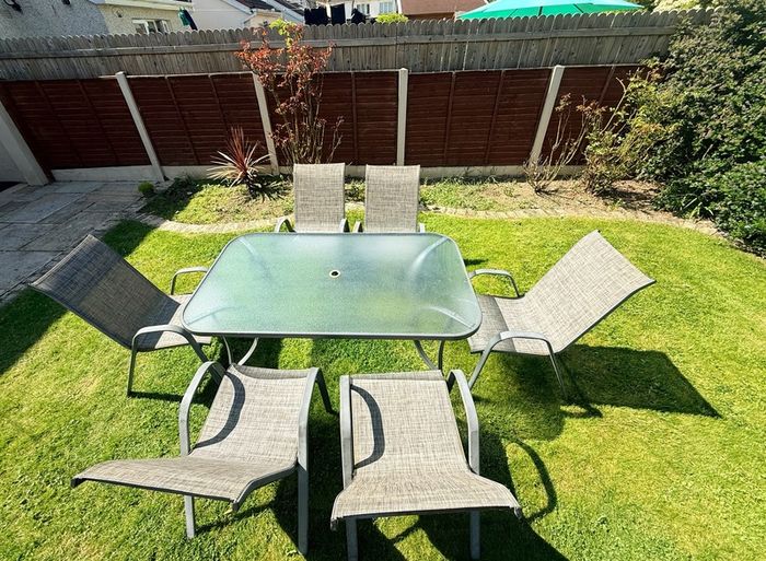 Garden table and chairs