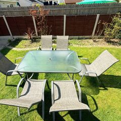 Garden table and chairs