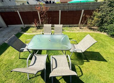 Garden table and chairs